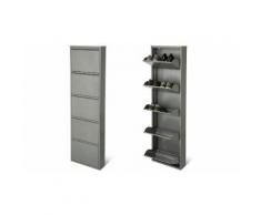 Scarpiera Magazin: XL 5 ante / Grigio alluminio