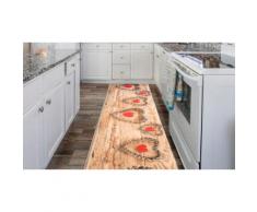 Passatoia da cucina o ingresso: 50 x 200 cm / Cuori Intrecciati