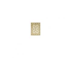 Nain Trading Tappeto Orientale Indo Tabriz 369x277 Beige/Marrone Scuro (India, Lana, Annodato a mano)