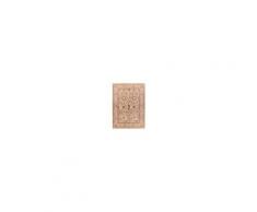 Nain Trading Tappeto Indo Tabriz Royal 239x171 Beige/Rosa (Lana, India, Annodato a mano)