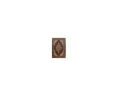 Nain Trading Tappeto Indo Tabriz 298x205 Marrone Scuro (Lana, India, Annodato a mano)