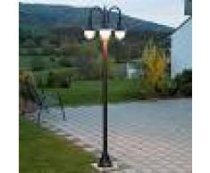 Lampenwelt.com Candelabro Daphne a tre luci