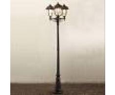 Konstmide Romantico candelabro a 3 lanterne PARMA, nero