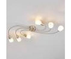 Lampenwelt.com Plafoniera LED E14 Zariah a 6 lampade