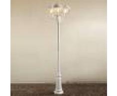 Konstmide Romantico candelabro a 3 lanterne PARMA, bianco