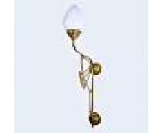Berliner Messinglamp Lampada a parete Luxor in stile liberty