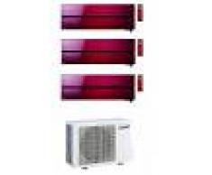 Mitsubishi Condizionatore Mitsubishi Kirigamine Style Wi-Fi Msz-Ln R-32 Rosso Trial Split 9000+9000+9000 Btu A+++ Mxz-3f54vf
