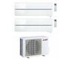 Mitsubishi Condizionatore Mitsubishi Kirigamine Style Wi-Fi Msz-Ln R-32 Bianco Perla Dual Split 9000+9000 Btu A+++ Mxz-2f53vf New 2018