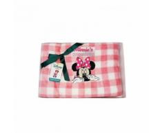 Copertina coperta pile culla carrozzina bimba neonato Disney baby Minnie rosa TU
