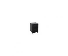 Homcom Cassettiera a Rotelle da Ufficio Salvaspazio in Legno, 41x39x58cm, Nero