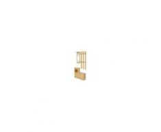 Homcom Mobile Guardaroba per Ingresso con Specchio Appendiabiti e Scarpiera Regolabile in Legno