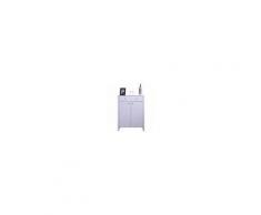 Homcom Mobiletto Scarpiera Salvaspazio in Legno con 2 Ante e Cassetti Bianco 80x34x104cm