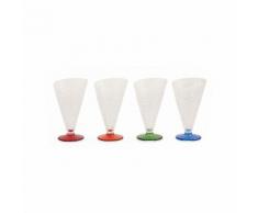 Set 4 coppe gelato cono 210ml