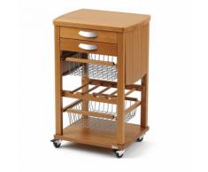 Carrello Cucina GASTONE apribile , ciliegio