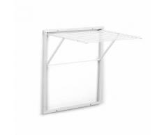 Stendibiancheria da parete KLEDY in legno, bianco