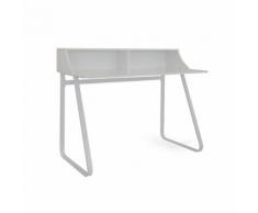 Scrittoio legno e metallo PROGRESS, bianco