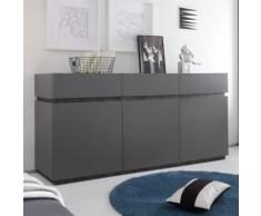 Comò Rex II in grigio opaco