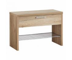 Panca portascarpe Top in essenza rovere Sanremo