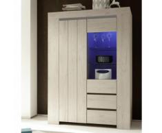 Vetrina Palmira in essenza rovere beige Cleaf