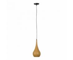 Lampada Would Cone a sospensione in metallo stampato legno - ULTIMI PEZZI