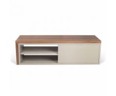 Mobile porta TV Move in grigio e noce