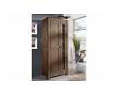 Mobile dispensa in legno sheesham - oliato 70x45x180 NATURE GREY #0125