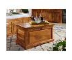 Cassapanca in legno acacia - laccato / miele 90x50x50 OXFORD #0323