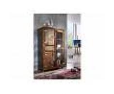 Mobile dispensa in legno riciclato - laccato 90x38x140 FREEZY #34