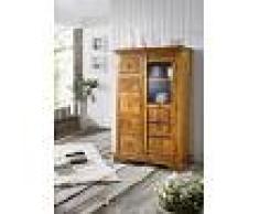 Mobile dispensa in legno acacia - verniciato 95x45x147 OXFORD #0417