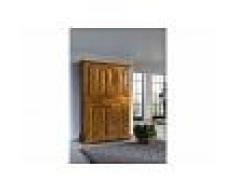 Mobile dispensa in legno acacia - laccato / miele 112x51x172 OXFORD #0402