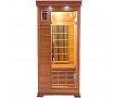 saune Sauna infrarossi 1 posto Aira 94 x 90 CM in Cedro Rosso Canadese