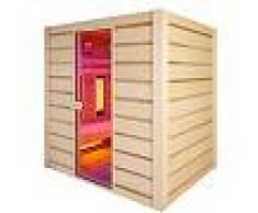 saune Sauna Holl's Graphite Hybrid combinata infrarossi Dual Healty e finlandese 3 posti