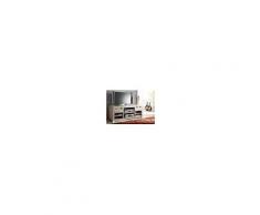 Mobile TV in legno acacia - laccato 148x50x62 NATURE WHITE #40