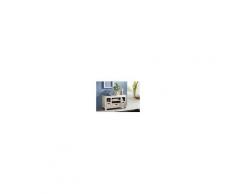 Mobile TV in legno acacia - laccato 100x50x60 NATURE WHITE #46