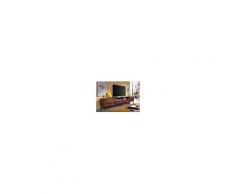 Mobile TV in legno sheesham - laccato / noce 220x40x48 MALMÖ 2 #123
