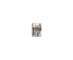 Tavolo da bar in legno acacia - laccato / nougat 85x85x106 OXFORD # 517