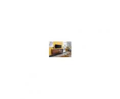 Mobile TV in legno sheesham - laccato / noce 120x40x48 MALMÖ 2 #117