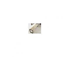 Panca in legno mango / ferro - stampato 180x40x45 FACTORY # 114