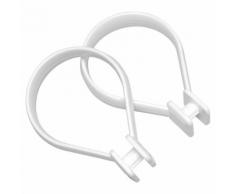 Sealskin Set 12 pz Anelli per tende da doccia bianchi 251060210