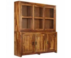 vidaXL Credenza in Legno Massello di Sheesham 180x45x200 cm