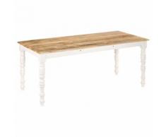 vidaXL Tavolo da Pranzo 180x90x76 cm in Legno Massello di Mango