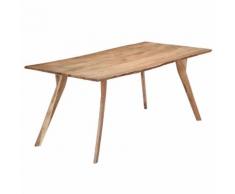 vidaXL Tavolo da Pranzo 180x88x76 cm in Legno Massello di Acacia