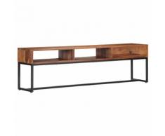 vidaXL Mobile Porta TV 160x30x45 cm in Legno Massello di Sheesham