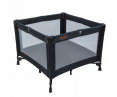 Baninni Lettino da Viaggio e Fasciatoio Nido Piazza Nero BNBT011-BK