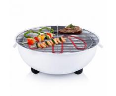 Tristar Barbecue Elettrico da Tavolo BQ-2880 1250 W 30 cm Bianco