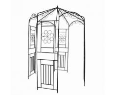 vidaXL Arco per rose rampicanti h. 2,5 m