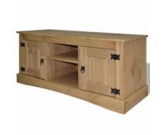 vidaXL Mobile Porta TV Legno Pino Messicano Corona Range 120x40x52 cm