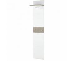 Germania Appendiabiti Malou 39x29,9x19,46 cm Bianco e Rovere Nelson