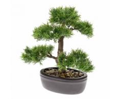 Emerald Bonsai Cedro Artificiale 32 cm 420001 Verde