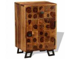 vidaXL Comodino in Legno Massello di Sheesham 37x30x54 cm